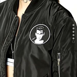 Cry Baby Patch Bomber Jacket